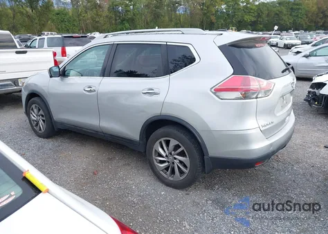 2014 Nissan Rogue Sl из США, поврежденный, VIN 5N1AT2MV2EC782753